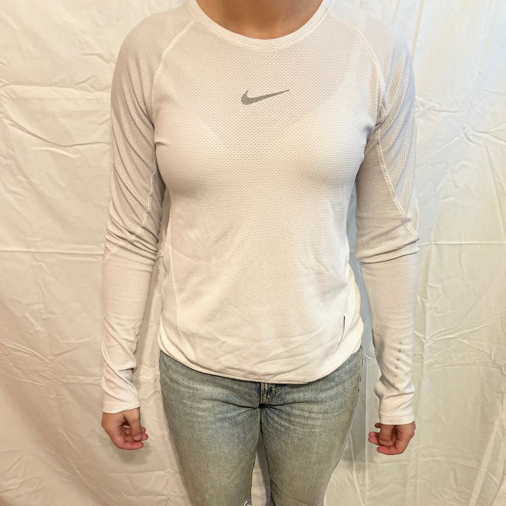 Nike White Long Sleeve